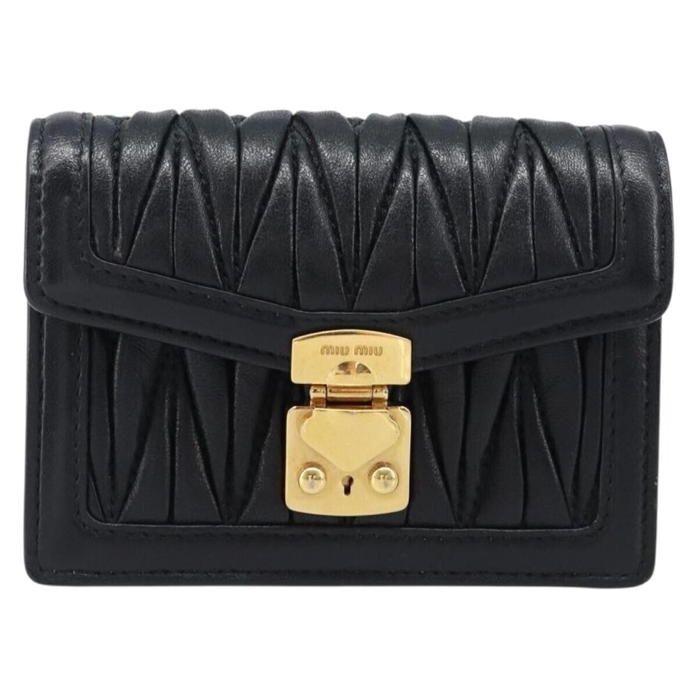 Miu Miu Biker Chain Matelasse Leather
